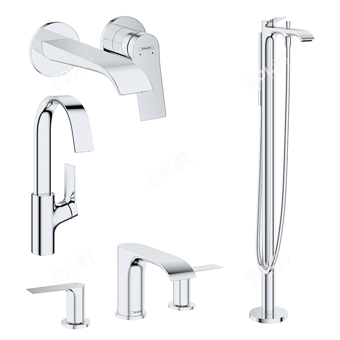 Hansgrohe Vivenis Mixer Set 3D model image 1