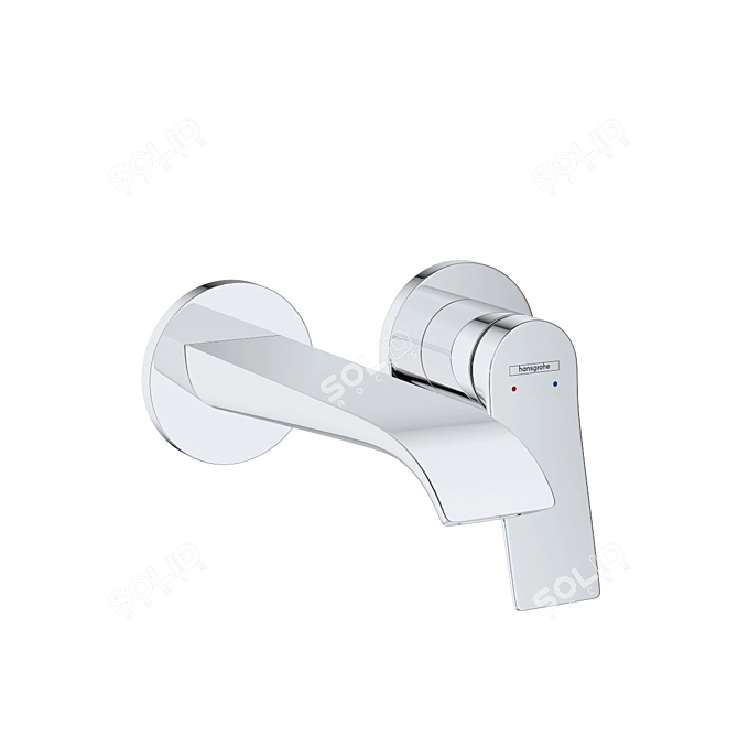 Hansgrohe Vivenis Mixer Set 3D model image 4