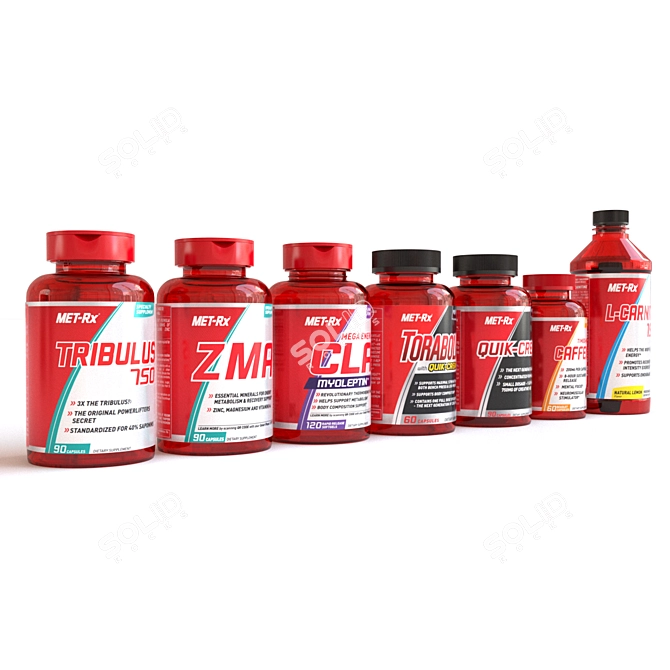 Metrix Supplement Variety Pack 3D model image 4