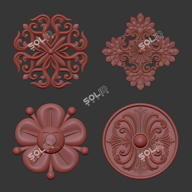 Ornament Modeling Software Pack 3D model image 7