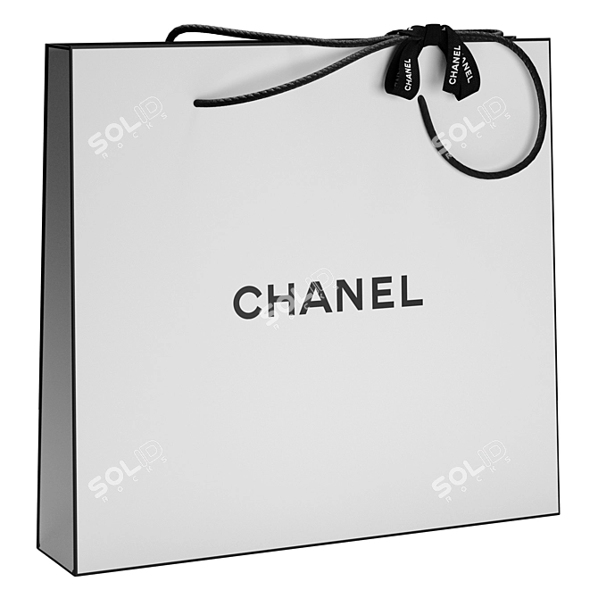 Designer Chanel Gift Packaging 3D model image 3