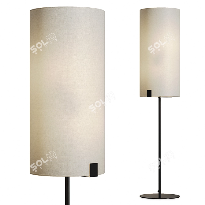 NILA Floor Lamp Elegance 3D model image 1