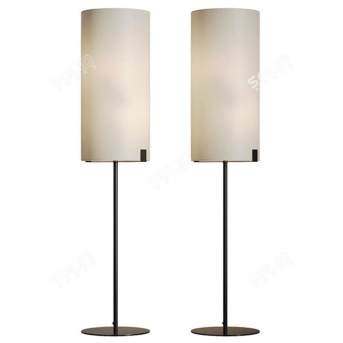 NILA Floor Lamp Elegance 3D model image 2