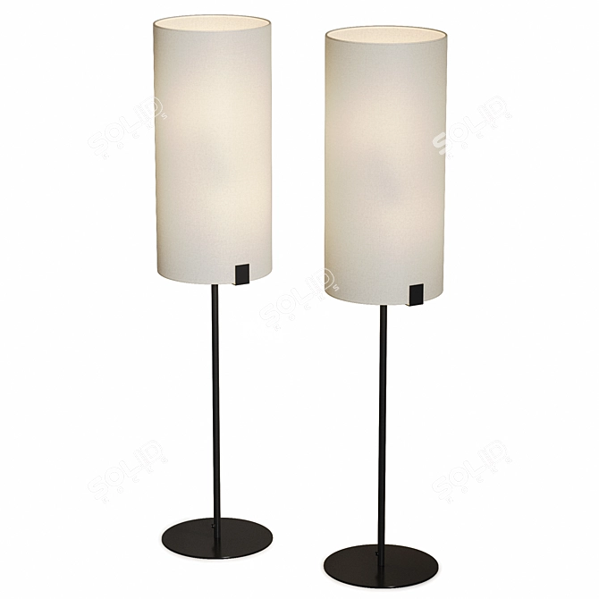 NILA Floor Lamp Elegance 3D model image 3