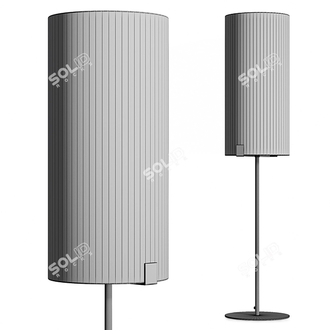 NILA Floor Lamp Elegance 3D model image 4