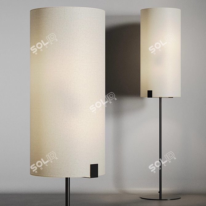 NILA Floor Lamp Elegance 3D model image 5