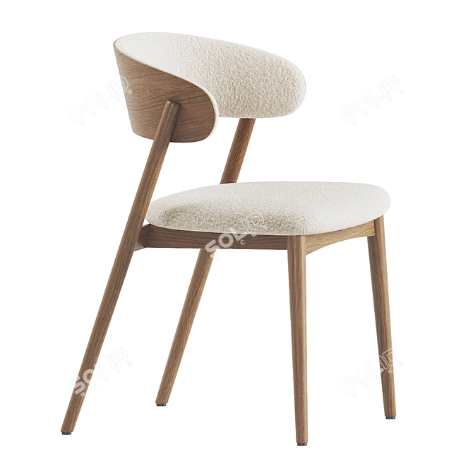 Modern Siena Chair Design 3D model image 2