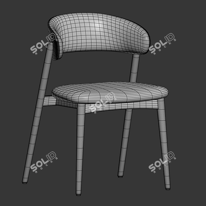 Modern Siena Chair Design 3D model image 5