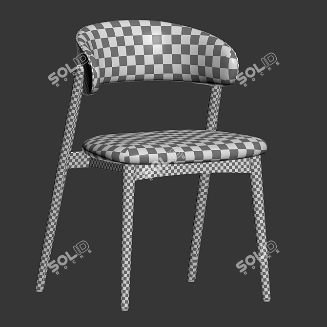 Modern Siena Chair Design 3D model image 6