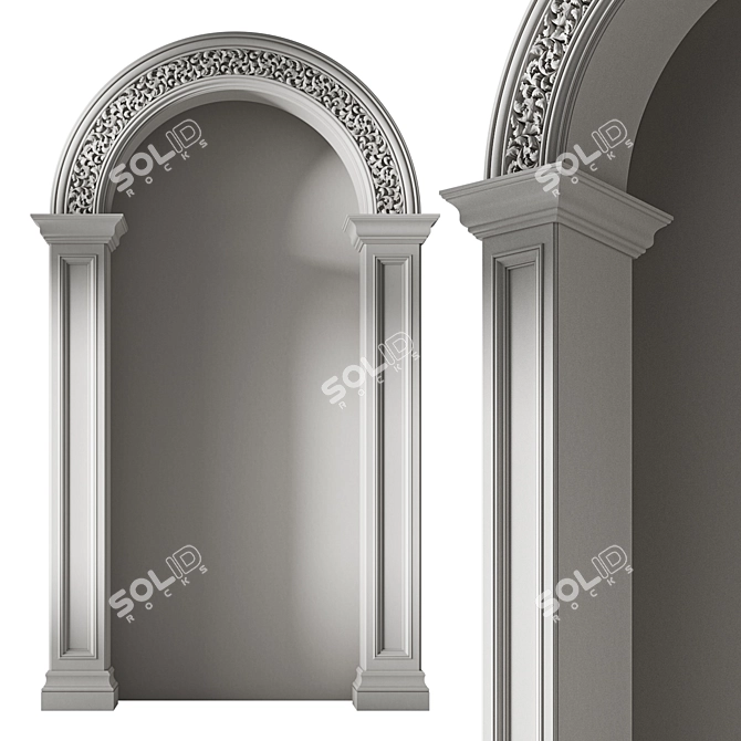 Classic Arch 07 Design Model 3D model image 1