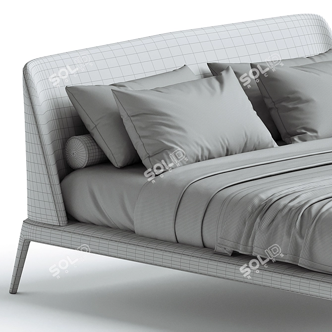 Elegant Poliform Kelly Chair Icon 3D model image 3