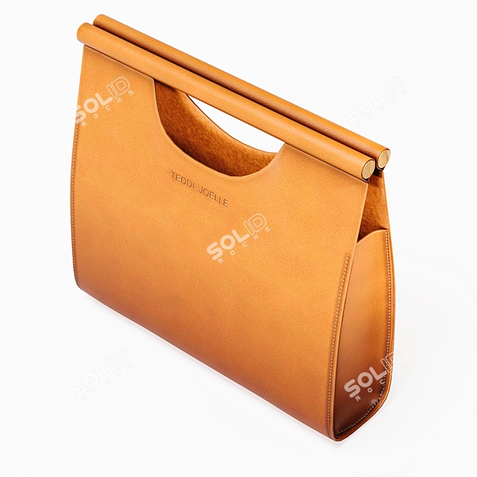 Elegant Trio of Women's Bags 3D model image 4