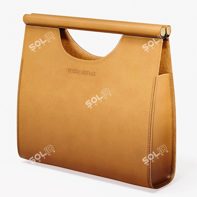 Elegant Trio of Women's Bags 3D model image 9