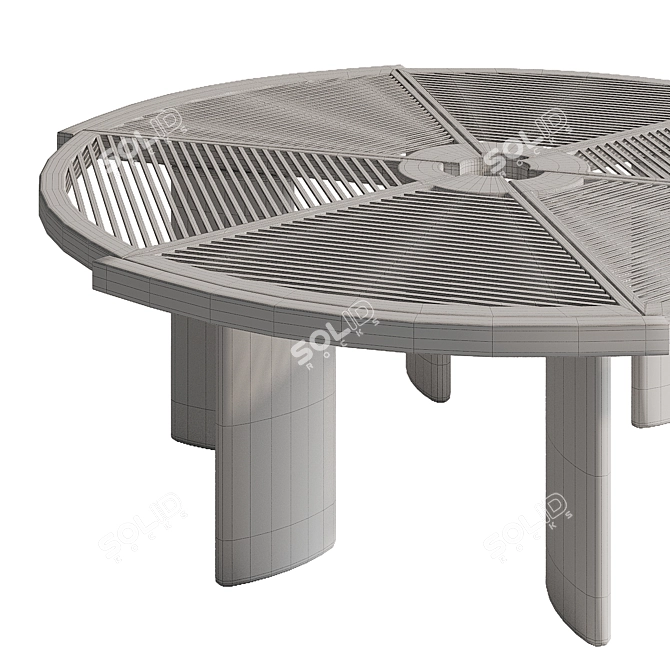 Sleek Rio Coffee Table 3D model image 4