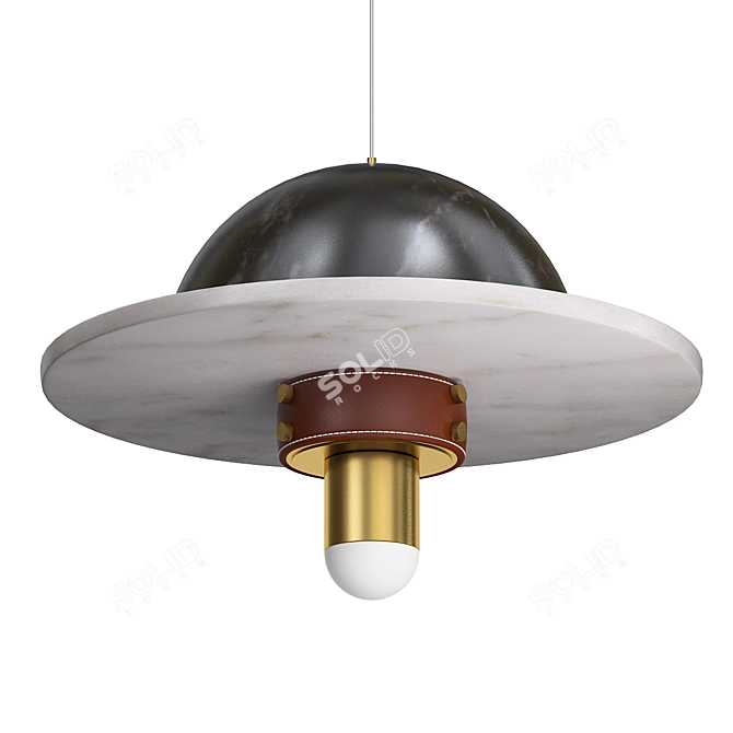 RADO Pendant Light Fixture 3D model image 1