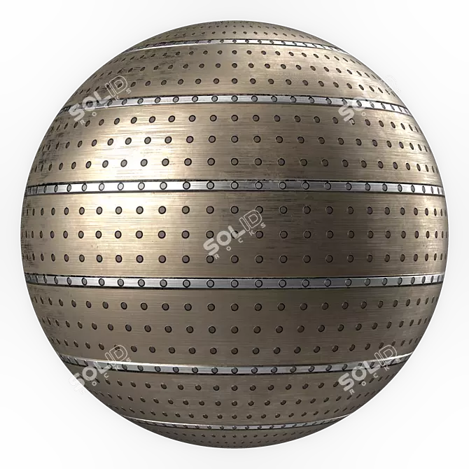 PBR Metal Panels 4K Textures 3D model image 5