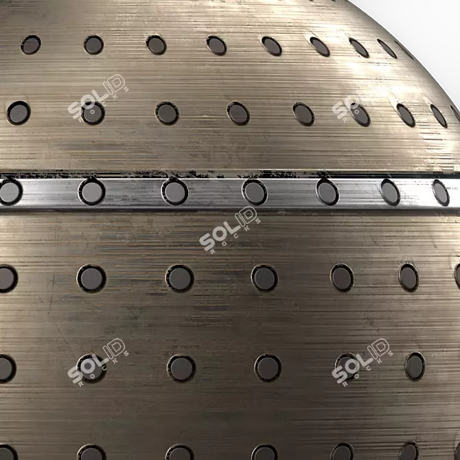 PBR Metal Panels 4K Textures 3D model image 6