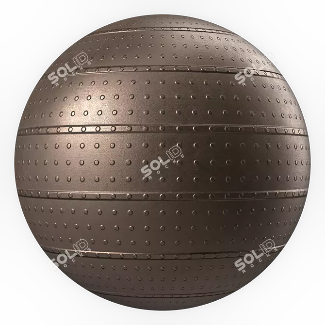 PBR Metal Panels 4K Textures 3D model image 7