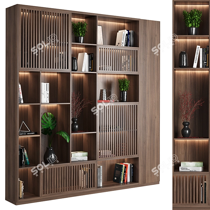 High-Quality Shelf 3D Model 3D model image 2