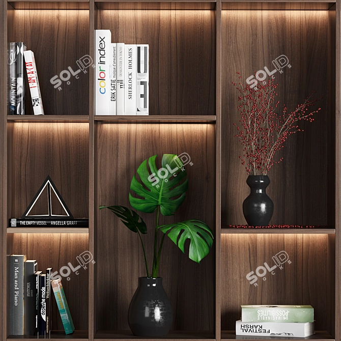 High-Quality Shelf 3D Model 3D model image 3