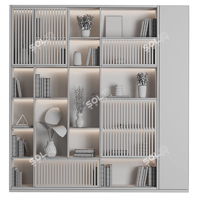 High-Quality Shelf 3D Model 3D model image 4