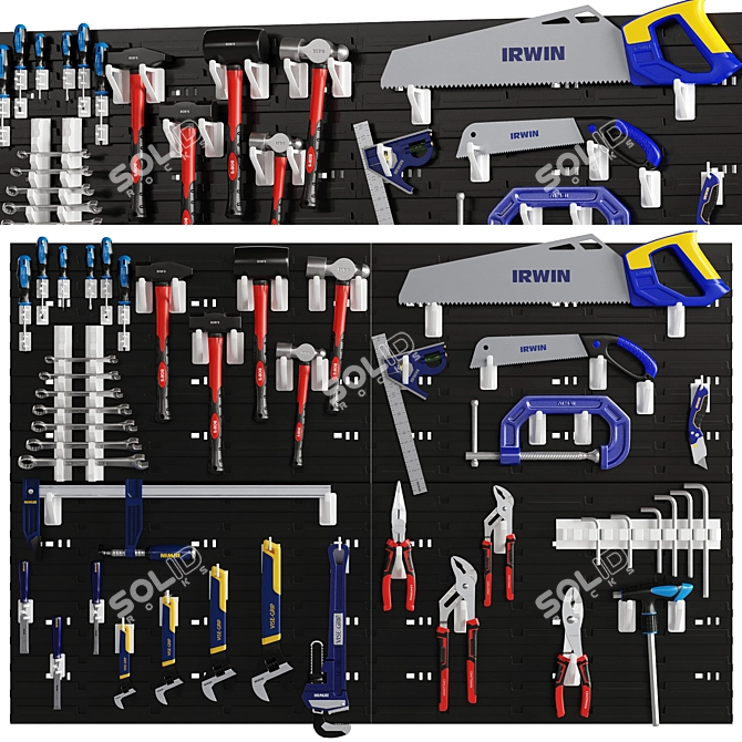 Tool Work Essentials: Precision Hand Tools 3D model image 1