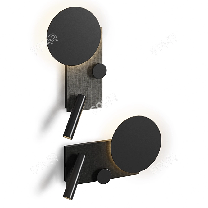 KLEE Adjustable Wall Sconce 3D model image 4