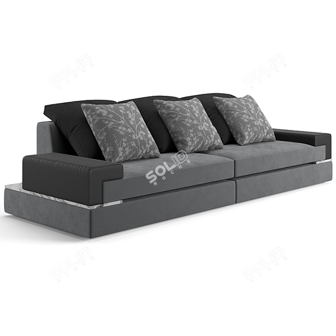 Luxence Somma Luxury Sofa Set 3D model image 6