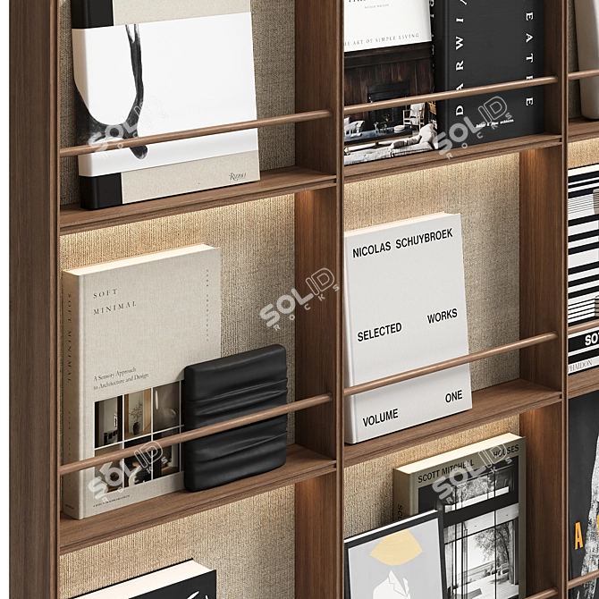 Versatile Bookshelf for Modern Interiors 3D model image 4