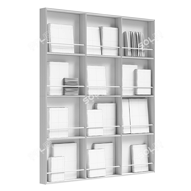 Versatile Bookshelf for Modern Interiors 3D model image 5