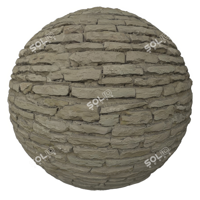 Seamless Stone Textures Bundle 3D model image 4