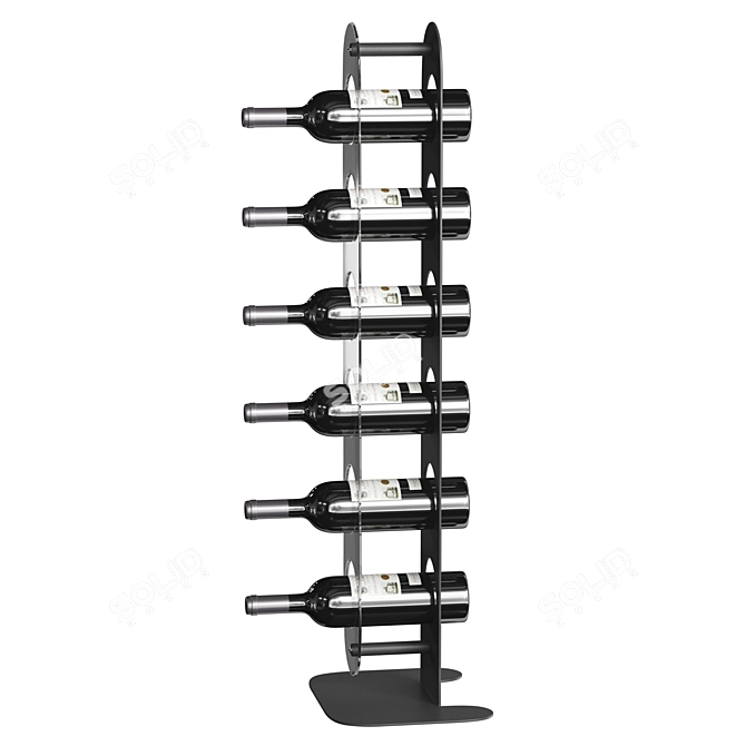  Spillo Wine Display Cabinet 3D model image 2