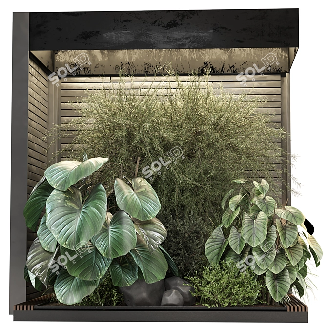 Urban Indoor Plants Set 1210 3D model image 1