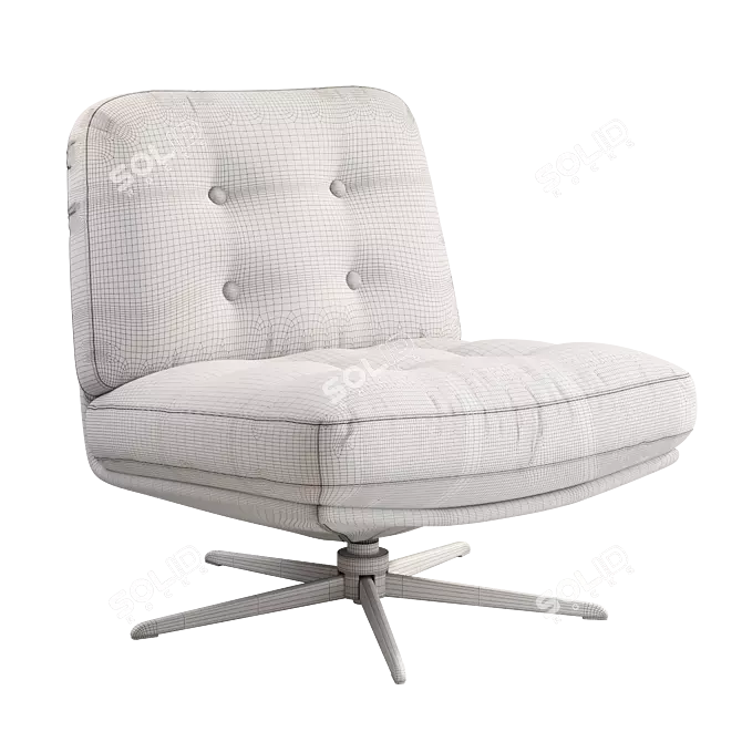 IKEA DYVLINGE Swivel Chair: Stress-Relief Comfort 3D model image 4