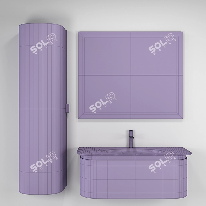  Artelinea Kimono Bathroom Set 3D model image 5