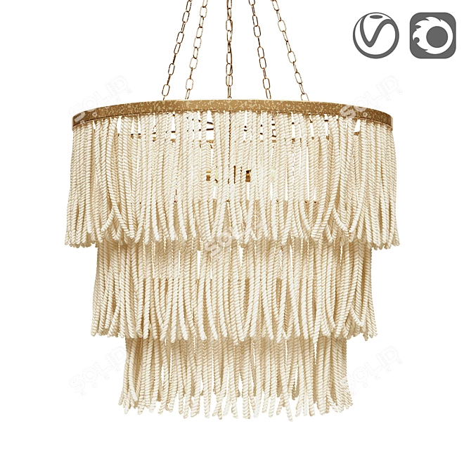 Three-Tier Pendant Light ARRICKA 3D model image 1