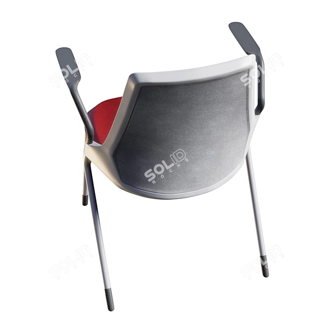 Ergonomic 3D Sayl Chair Replica 3D model image 4