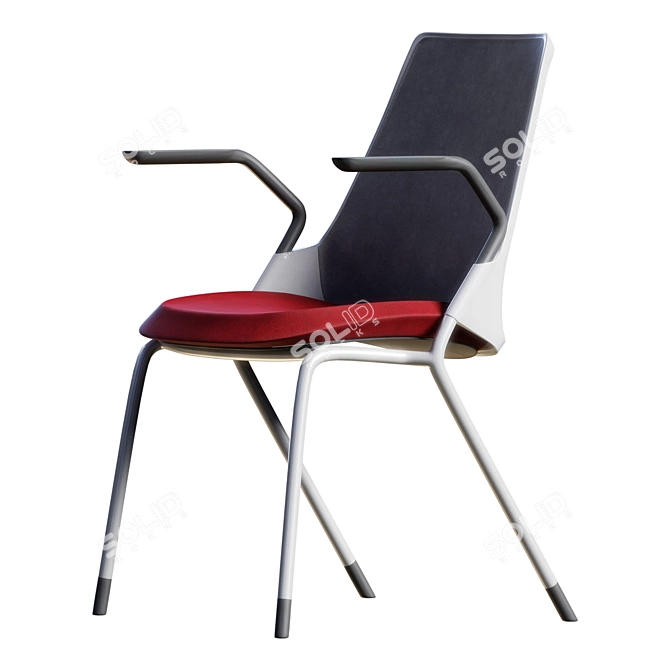 Ergonomic 3D Sayl Chair Replica 3D model image 7