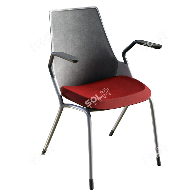 Ergonomic 3D Sayl Chair Replica 3D model image 9