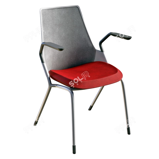 Ergonomic 3D Sayl Chair Replica 3D model image 10