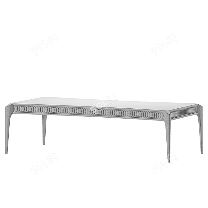 Oxford Mid Coffee Table 3D model image 2