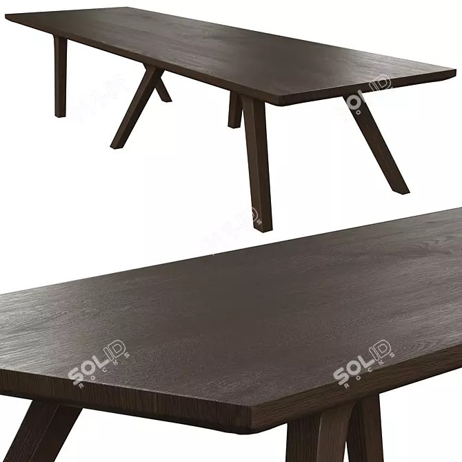 Modern Home Table Elegance 3D model image 3