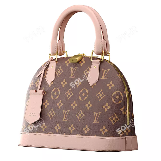 Luxury Women's Handbags Collection 3D model image 4