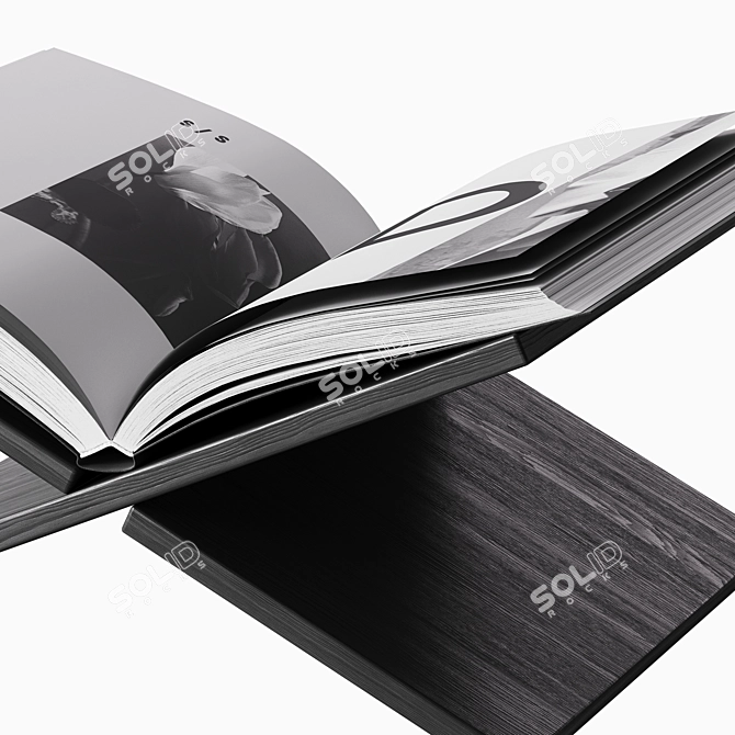 Modern Black Decorative Set Candle Holder 3D model image 3