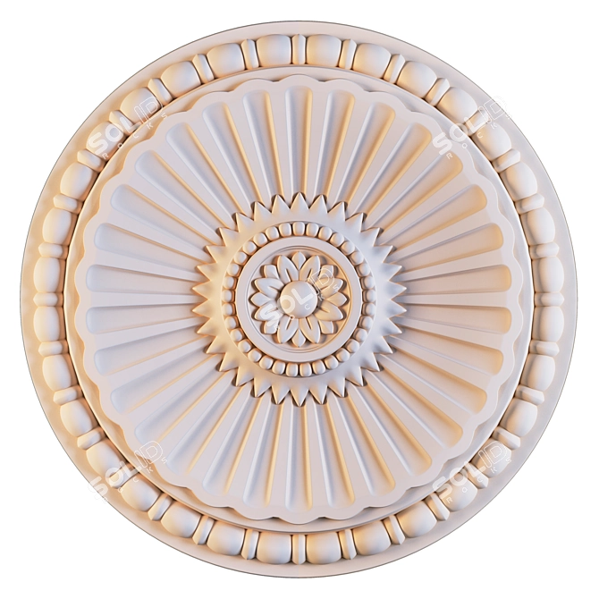 Ceiling Rosette 47 3D model image 4