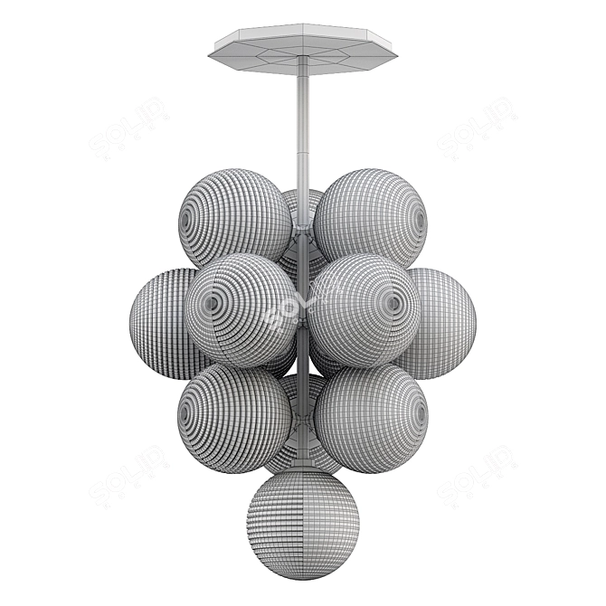 Stellar Grape Pendant Lamp 3D model image 2