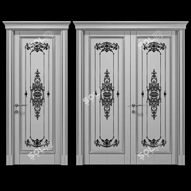Antonovych Design Florence Door 3D model image 2