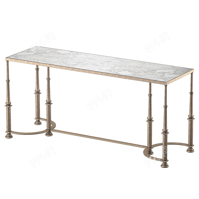 Elegant Guerlain Console Table 3D model image 1