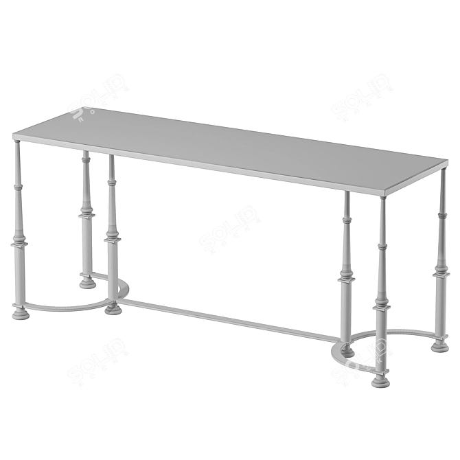 Elegant Guerlain Console Table 3D model image 2