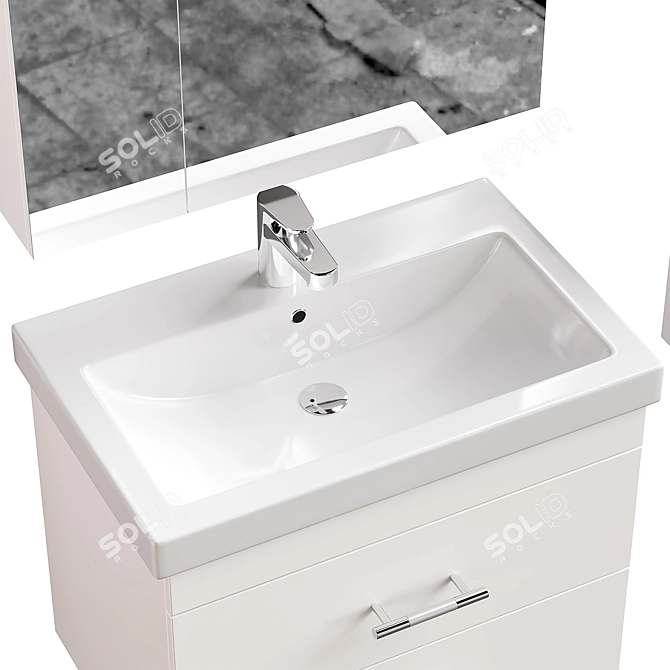 DIWO Rostov 70 Bathroom Vanity 3D model image 3